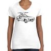 Women's Fine Jersey V-Neck Tee Women's Fine Jersey V-Neck Tee Thumbnail
