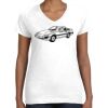 Women's Fine Jersey V-Neck Tee Women's Fine Jersey V-Neck Tee Thumbnail