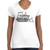 Women's Fine Jersey V-Neck Tee Women's Fine Jersey V-Neck Tee Thumbnail