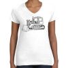Women's Fine Jersey V-Neck Tee Women's Fine Jersey V-Neck Tee Thumbnail