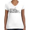 Women's Fine Jersey V-Neck Tee Women's Fine Jersey V-Neck Tee Thumbnail