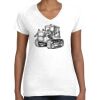 Women's Fine Jersey V-Neck Tee Women's Fine Jersey V-Neck Tee Thumbnail