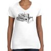Women's Fine Jersey V-Neck Tee Women's Fine Jersey V-Neck Tee Thumbnail