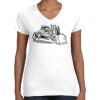 Women's Fine Jersey V-Neck Tee Women's Fine Jersey V-Neck Tee Thumbnail