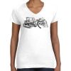 Women's Fine Jersey V-Neck Tee Women's Fine Jersey V-Neck Tee Thumbnail