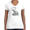 Women's Fine Jersey V-Neck Tee Women's Fine Jersey V-Neck Tee Thumbnail