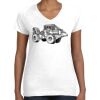 Women's Fine Jersey V-Neck Tee Women's Fine Jersey V-Neck Tee Thumbnail