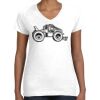 Women's Fine Jersey V-Neck Tee Women's Fine Jersey V-Neck Tee Thumbnail