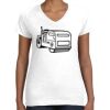 Women's Fine Jersey V-Neck Tee Women's Fine Jersey V-Neck Tee Thumbnail