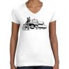 Women's Fine Jersey V-Neck Tee Women's Fine Jersey V-Neck Tee Thumbnail