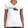 Women's Fine Jersey V-Neck Tee Women's Fine Jersey V-Neck Tee Thumbnail