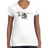 Women's Fine Jersey V-Neck Tee Women's Fine Jersey V-Neck Tee Thumbnail