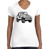 Women's Fine Jersey V-Neck Tee Women's Fine Jersey V-Neck Tee Thumbnail