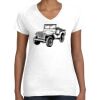 Women's Fine Jersey V-Neck Tee Women's Fine Jersey V-Neck Tee Thumbnail
