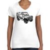 Women's Fine Jersey V-Neck Tee Women's Fine Jersey V-Neck Tee Thumbnail