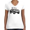 Women's Fine Jersey V-Neck Tee Women's Fine Jersey V-Neck Tee Thumbnail