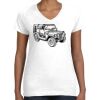 Women's Fine Jersey V-Neck Tee Women's Fine Jersey V-Neck Tee Thumbnail