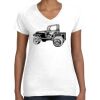 Women's Fine Jersey V-Neck Tee Women's Fine Jersey V-Neck Tee Thumbnail