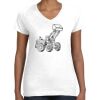 Women's Fine Jersey V-Neck Tee Women's Fine Jersey V-Neck Tee Thumbnail