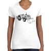 Women's Fine Jersey V-Neck Tee Women's Fine Jersey V-Neck Tee Thumbnail