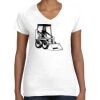 Women's Fine Jersey V-Neck Tee Women's Fine Jersey V-Neck Tee Thumbnail