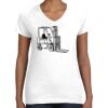 Women's Fine Jersey V-Neck Tee Women's Fine Jersey V-Neck Tee Thumbnail