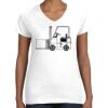 Women's Fine Jersey V-Neck Tee Women's Fine Jersey V-Neck Tee Thumbnail