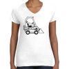 Women's Fine Jersey V-Neck Tee Women's Fine Jersey V-Neck Tee Thumbnail