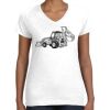 Women's Fine Jersey V-Neck Tee Women's Fine Jersey V-Neck Tee Thumbnail