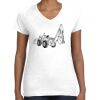 Women's Fine Jersey V-Neck Tee Women's Fine Jersey V-Neck Tee Thumbnail
