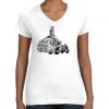Women's Fine Jersey V-Neck Tee Women's Fine Jersey V-Neck Tee Thumbnail