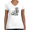 Women's Fine Jersey V-Neck Tee Women's Fine Jersey V-Neck Tee Thumbnail