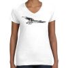 Women's Fine Jersey V-Neck Tee Women's Fine Jersey V-Neck Tee Thumbnail