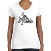 Women's Fine Jersey V-Neck Tee Women's Fine Jersey V-Neck Tee Thumbnail