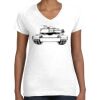 Women's Fine Jersey V-Neck Tee Women's Fine Jersey V-Neck Tee Thumbnail