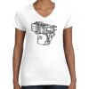 Women's Fine Jersey V-Neck Tee Women's Fine Jersey V-Neck Tee Thumbnail