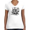 Women's Fine Jersey V-Neck Tee Women's Fine Jersey V-Neck Tee Thumbnail