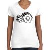 Women's Fine Jersey V-Neck Tee Women's Fine Jersey V-Neck Tee Thumbnail