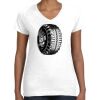 Women's Fine Jersey V-Neck Tee Women's Fine Jersey V-Neck Tee Thumbnail