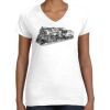 Women's Fine Jersey V-Neck Tee Women's Fine Jersey V-Neck Tee Thumbnail
