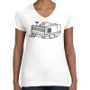 Women's Fine Jersey V-Neck Tee Women's Fine Jersey V-Neck Tee Thumbnail