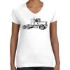 Women's Fine Jersey V-Neck Tee Women's Fine Jersey V-Neck Tee Thumbnail
