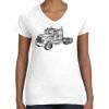 Women's Fine Jersey V-Neck Tee Women's Fine Jersey V-Neck Tee Thumbnail