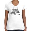 Women's Fine Jersey V-Neck Tee Women's Fine Jersey V-Neck Tee Thumbnail