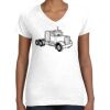 Women's Fine Jersey V-Neck Tee Women's Fine Jersey V-Neck Tee Thumbnail