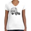 Women's Fine Jersey V-Neck Tee Women's Fine Jersey V-Neck Tee Thumbnail