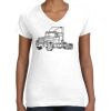 Women's Fine Jersey V-Neck Tee Women's Fine Jersey V-Neck Tee Thumbnail