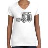 Women's Fine Jersey V-Neck Tee Women's Fine Jersey V-Neck Tee Thumbnail