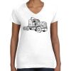 Women's Fine Jersey V-Neck Tee Women's Fine Jersey V-Neck Tee Thumbnail