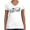 Women's Fine Jersey V-Neck Tee Women's Fine Jersey V-Neck Tee Thumbnail